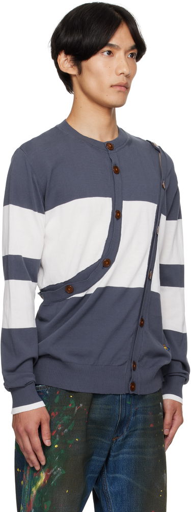 Пуловер Vivienne Westwood Vivienne Westwood Ollie Striped Cardigan Тъмно синьо | 2701002H-Y003F-, 1