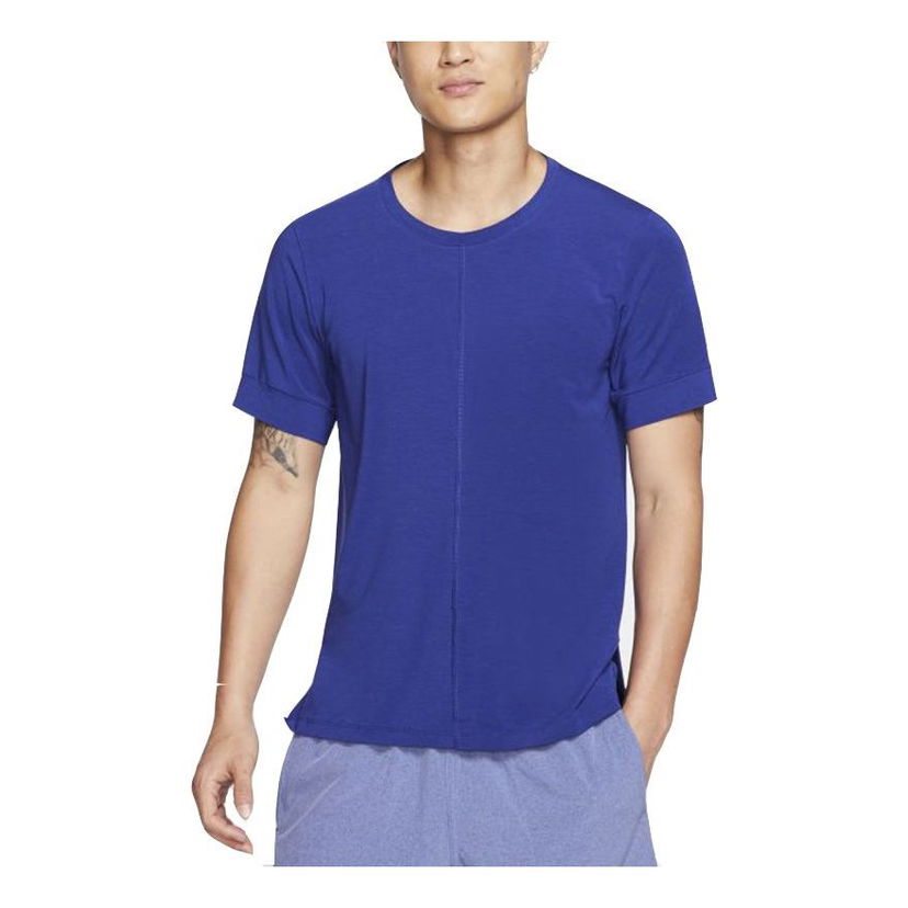Тениска Nike Training Quick Dry Breathable Short Sleeve T-Shirt Синьо | BV4035-455