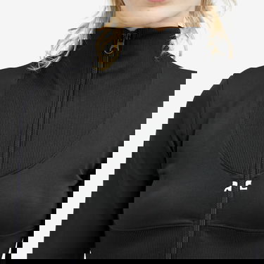 Суитчър Courrèges Rib Tracksuit Cropped Jacket Черно | 423JVE059JS0091-9999, 5