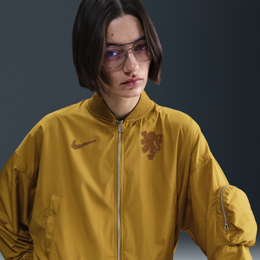 Яке бомбър Nike Nike Football Netherlands Essential Bomber Jacket Жълто | HJ4439-716, 3