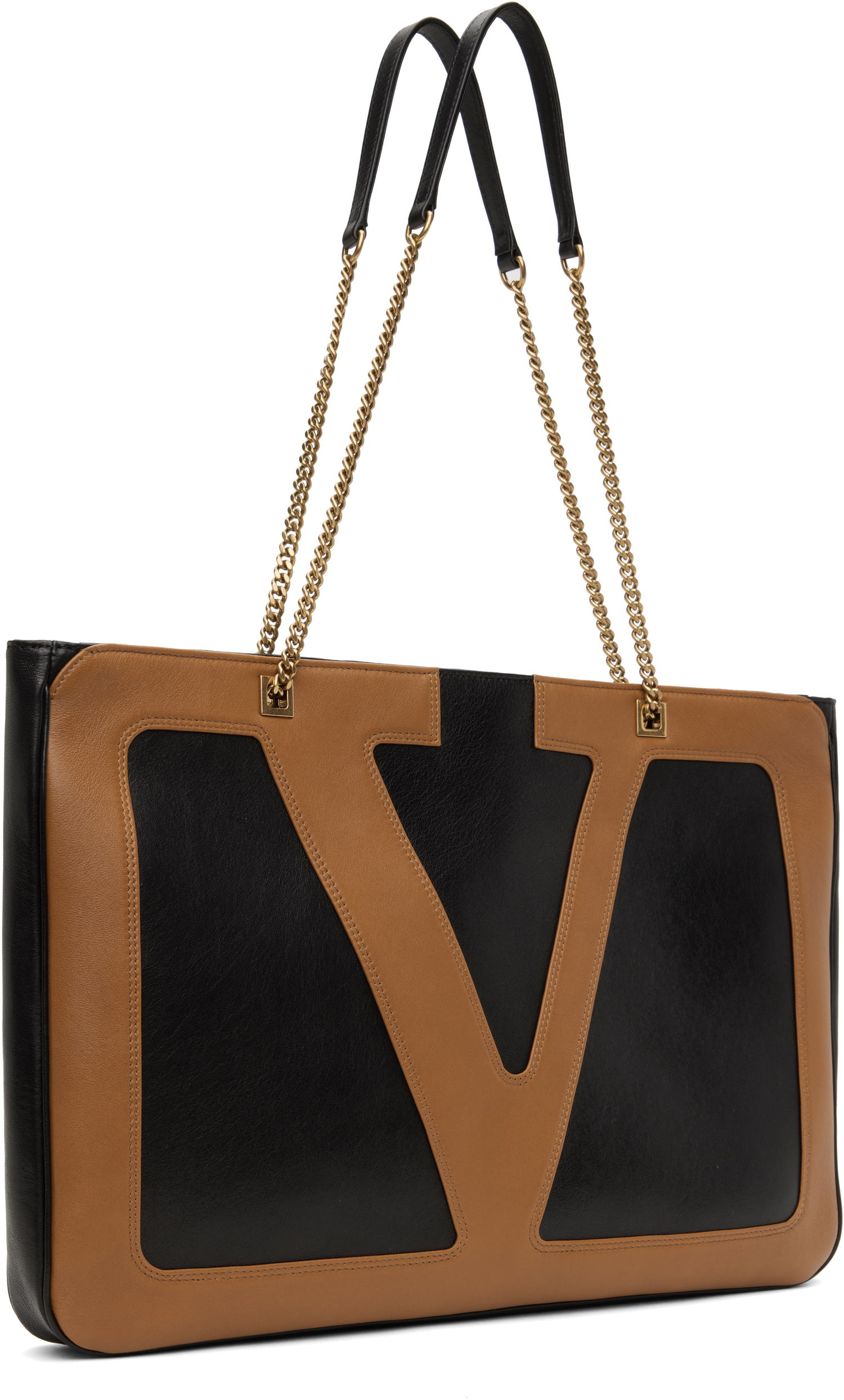 Голяма пазарска чанта Valentino Valentino Garavani Viva Superstar Nappa Leather Shopping Tote Кафяво | 6W2B0R12PTJ, 1