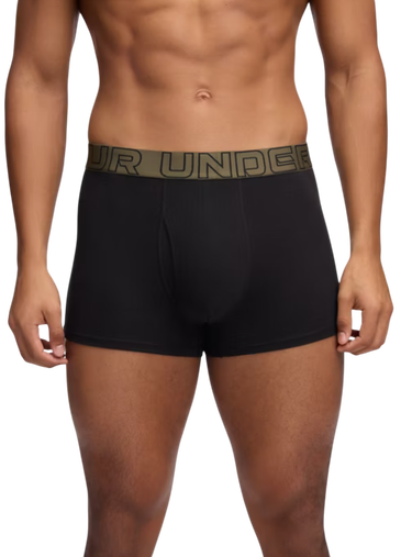 Боксерки Under Armour Under Armour SOLID 3" Boxer Shorts (3-Pack) Зелено | 1383891-005, 1