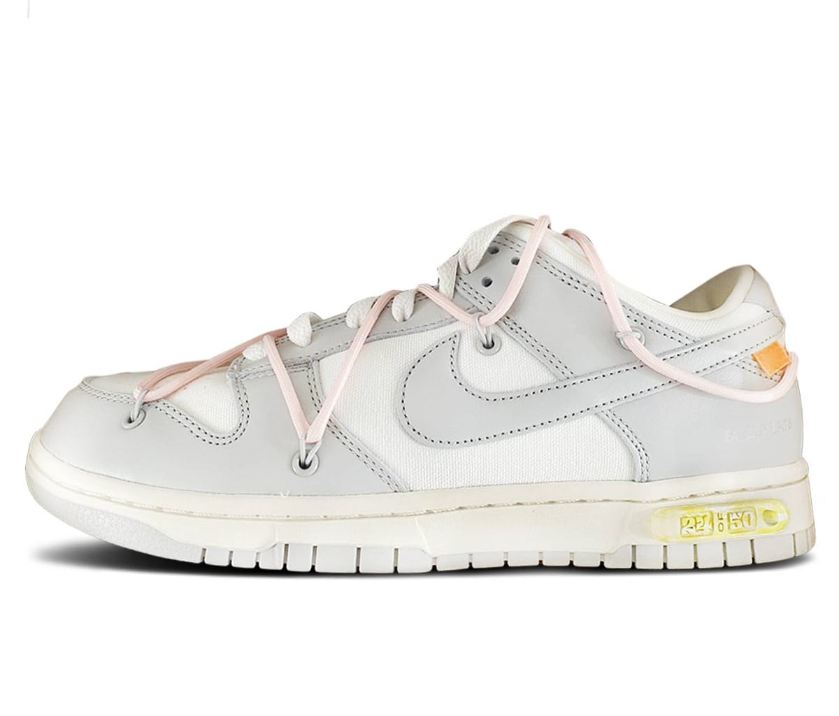 Кецове и обувки Nike Off-White x Dunk Low "Lot 24 of 50" Сиво | DM1602-119, 0