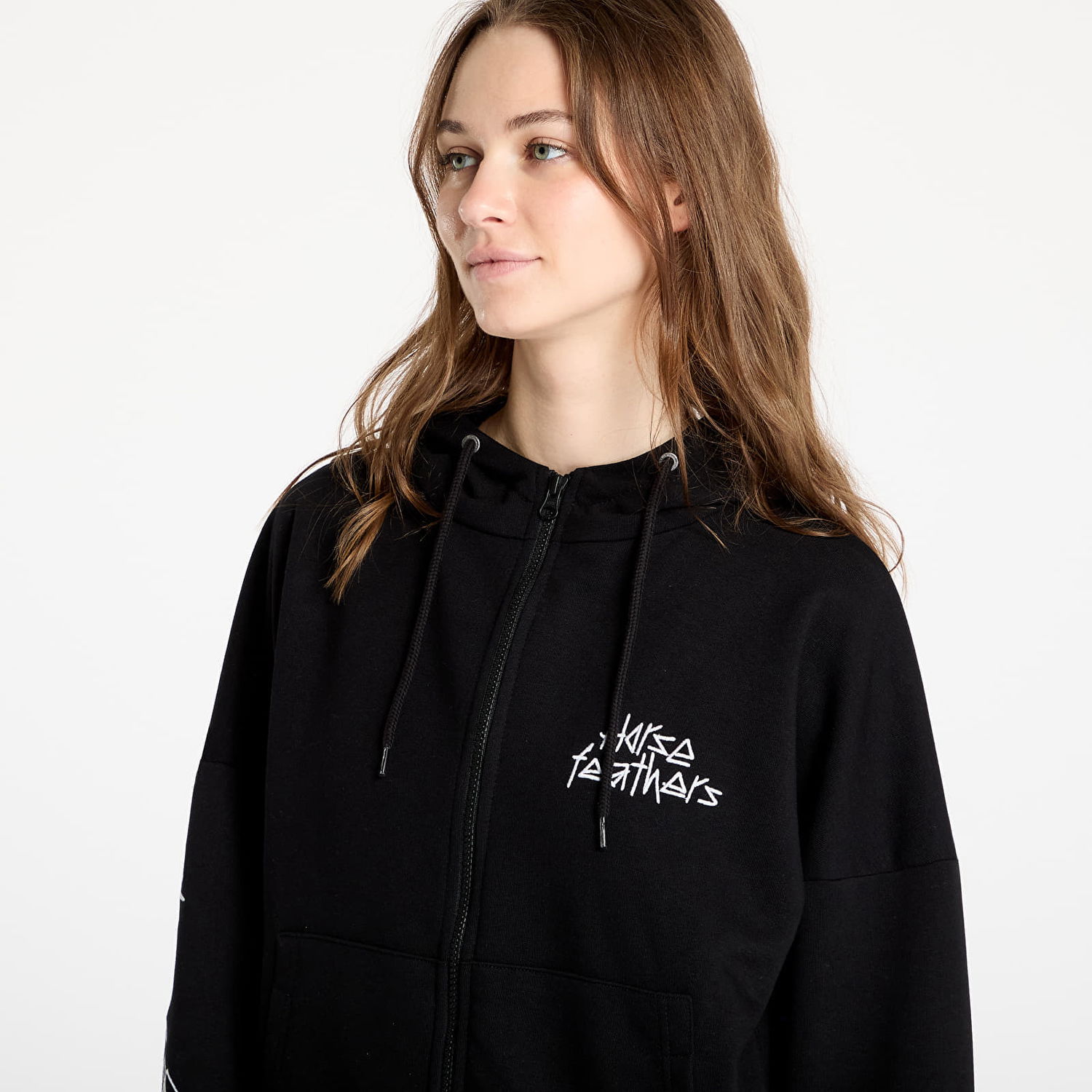Суитчър Horsefeathers Horsefeathers Sima Zip Hoodie Черно | SW930A, 1