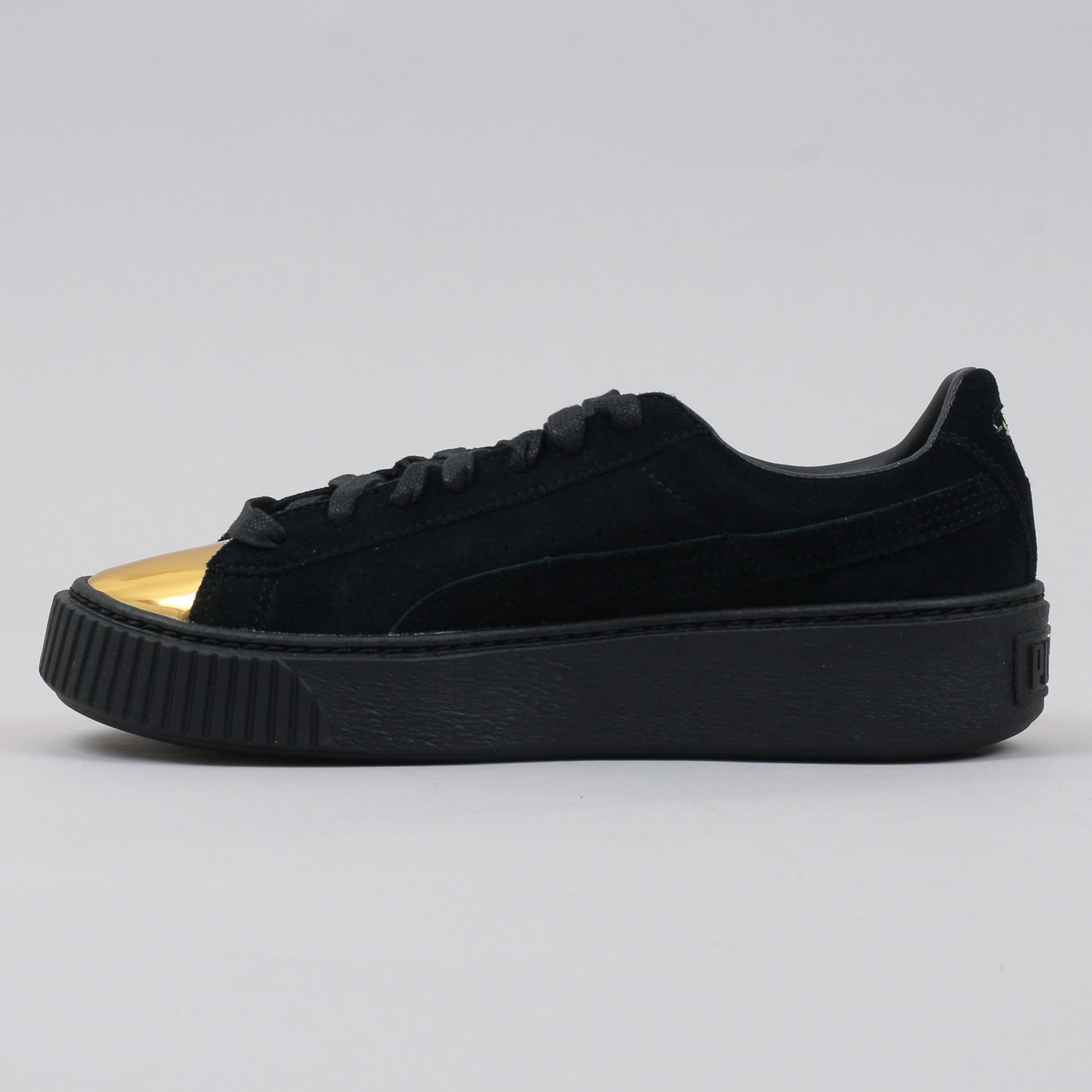 Кецове и обувки Puma Suede Platform Gold gold - black - black Черно | 362222 02, 1
