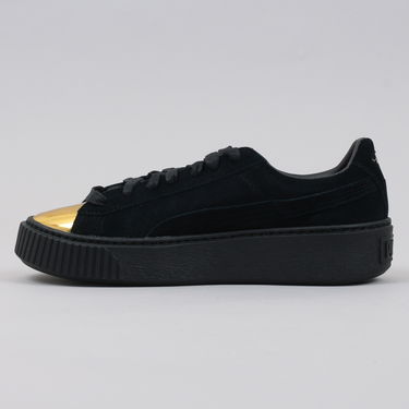 Кецове и обувки Puma Suede Platform Gold gold - black - black Черно | 362222 02, 1