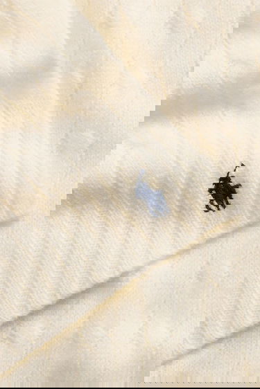 Шал Polo by Ralph Lauren Cable-Knit Wool Scarf Бежово | 455956296002, 2