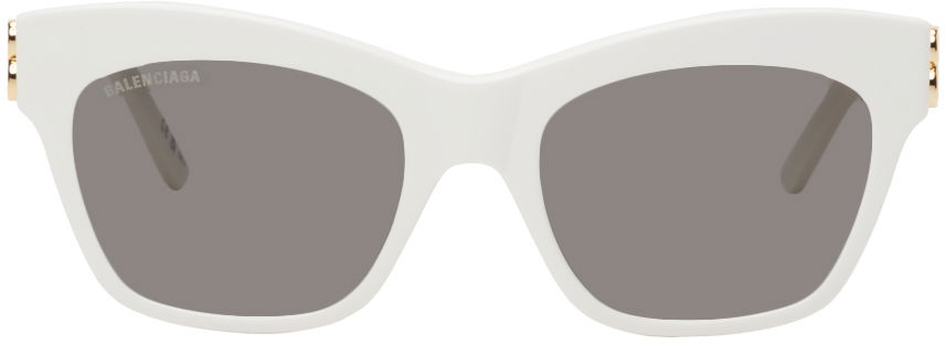 Слънчеви очила Balenciaga White Dynasty Butterfly Бяло | BB0132S, 0