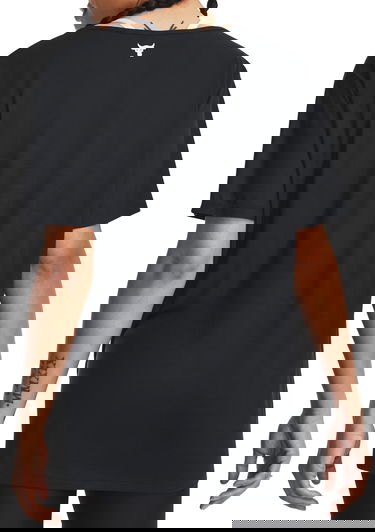 Тениска Under Armour Project Rock Completer Deep V Knotted T-Shirt Черно | 1380234-001, 1