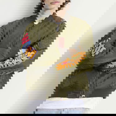 Яке бомбър BAPE Shark MA-1 Bomber Jacket with Tiger Graphic and Letter Patches Зелено | 001HJL801003M-ODR, 5