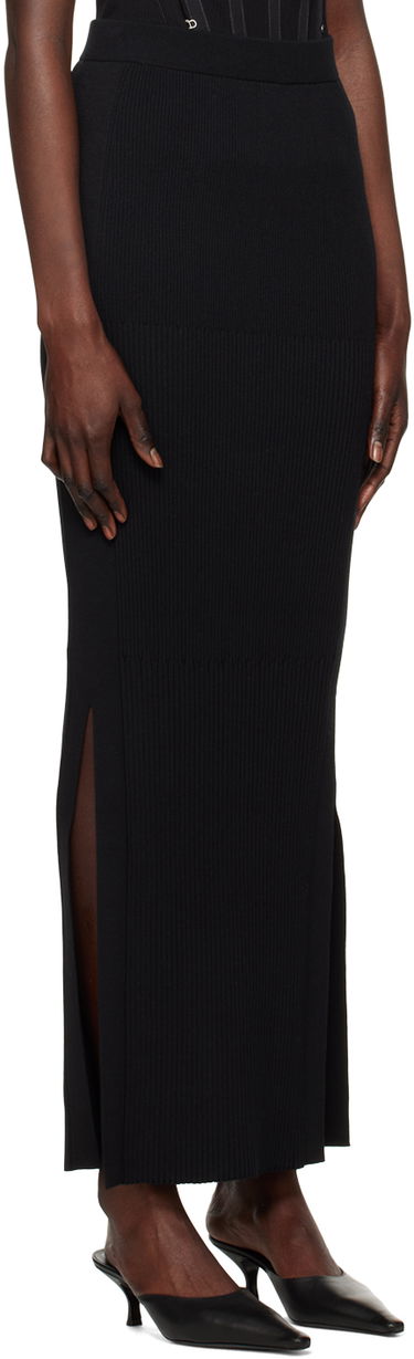 Пола Dion Lee Gradient Rib Maxi Skirt Черно | A7660R23, 1