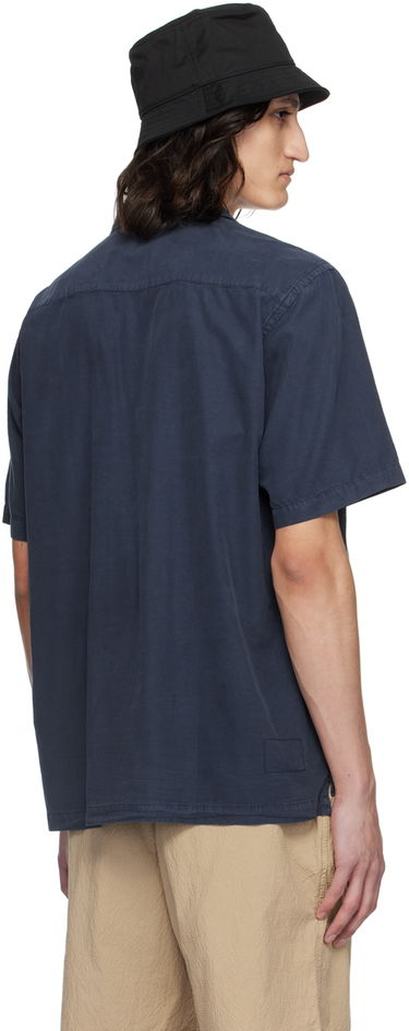 Риза Universal Works Universal Works Camp II Shirt Тъмно синьо | 30269, 2