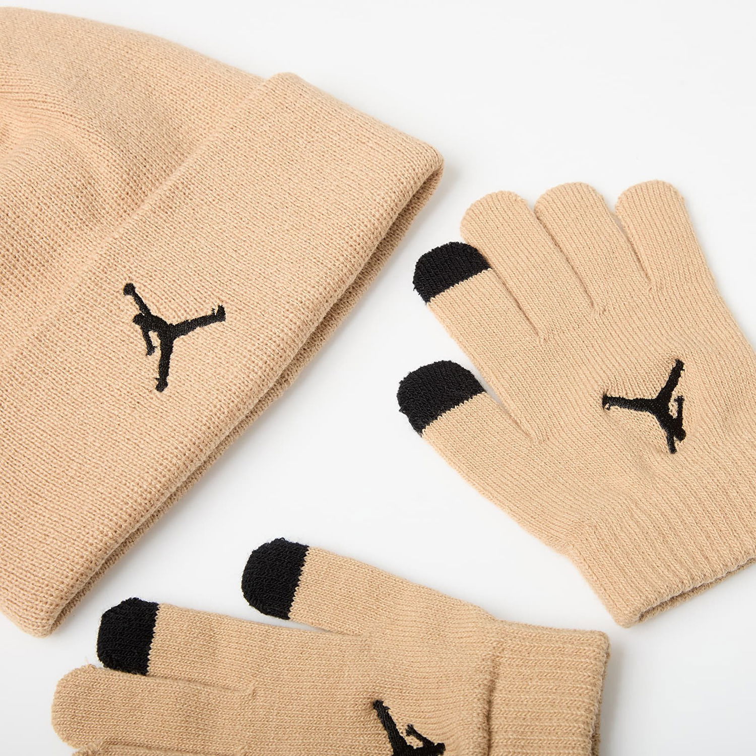 Комплект Jordan Jordan Essentials Beanie and Gloves Set Бежово | 9A0836-X0L, 1