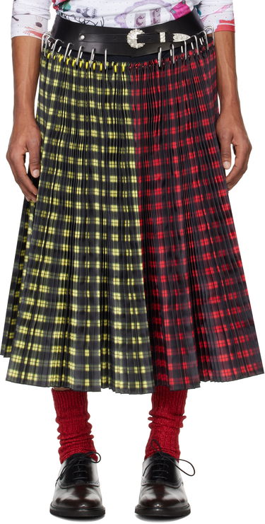 Пола Chopova Lowena Chopova Lowena Split Carabiner Pleated Midi Skirt Многоцветен | 3244, 0