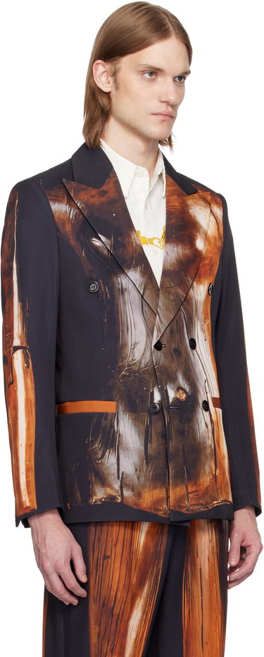 Яке KidSuper KidSuper Mannequin Figure Double-Breasted Blazer Черно | SS25-SUT-10, 1