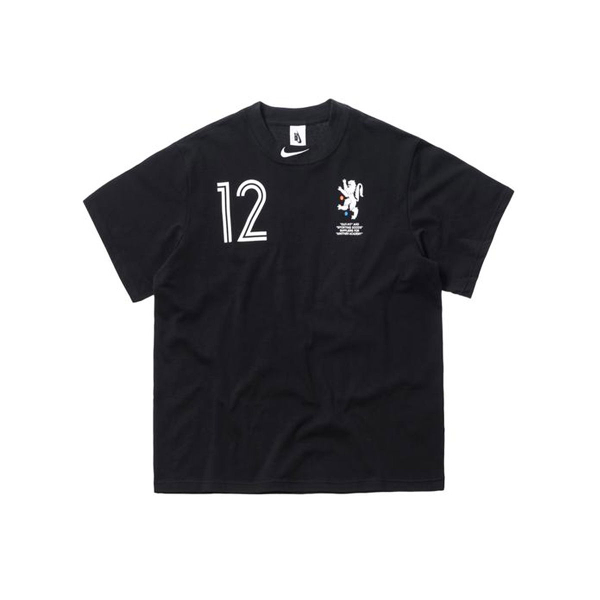 Тениска Nike Off White x Mon Amour Football T-Shirt Tee Black - US M Черно | AJ2239-010, 0