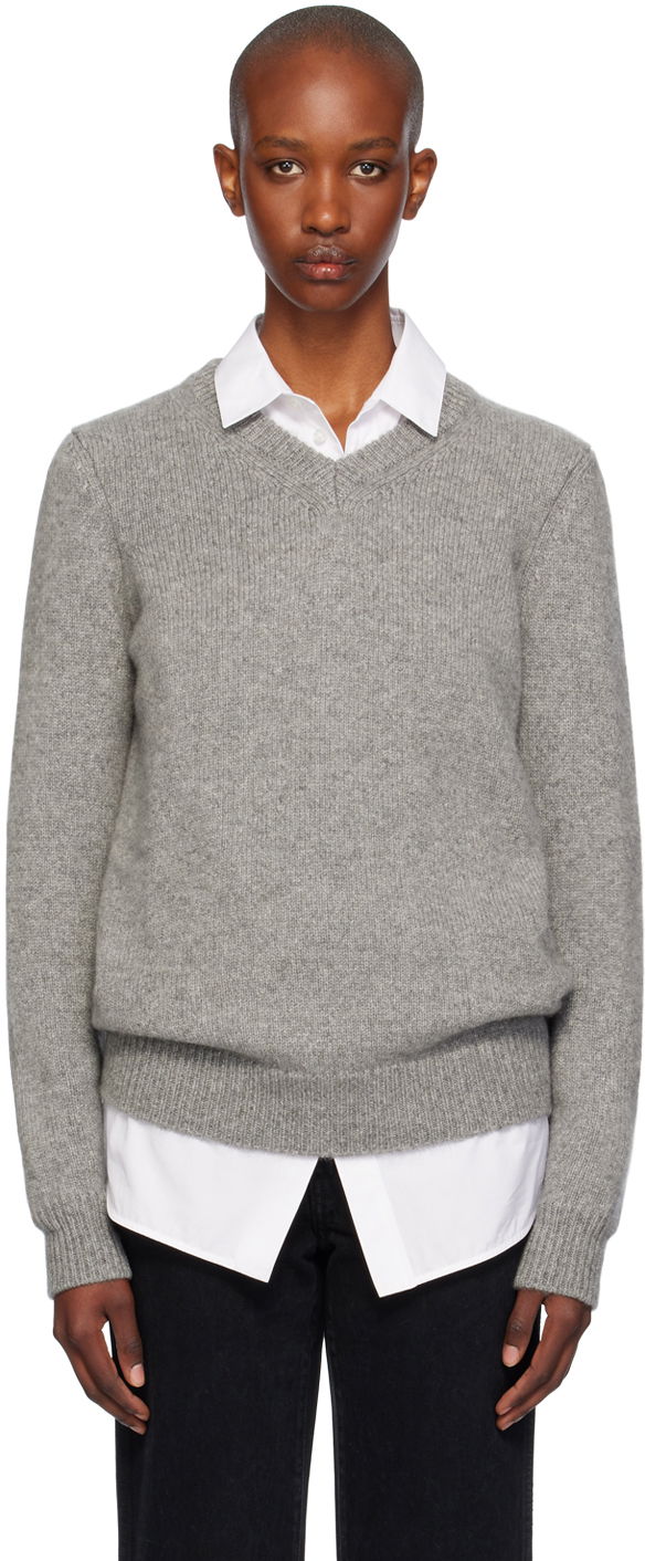 Пуловер Khaite Inga Sweater Сиво | 9644634, 0