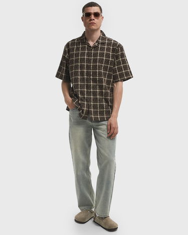 Риза Butter Goods Checkered Vacation Shirt Кафяво | P23979, 2