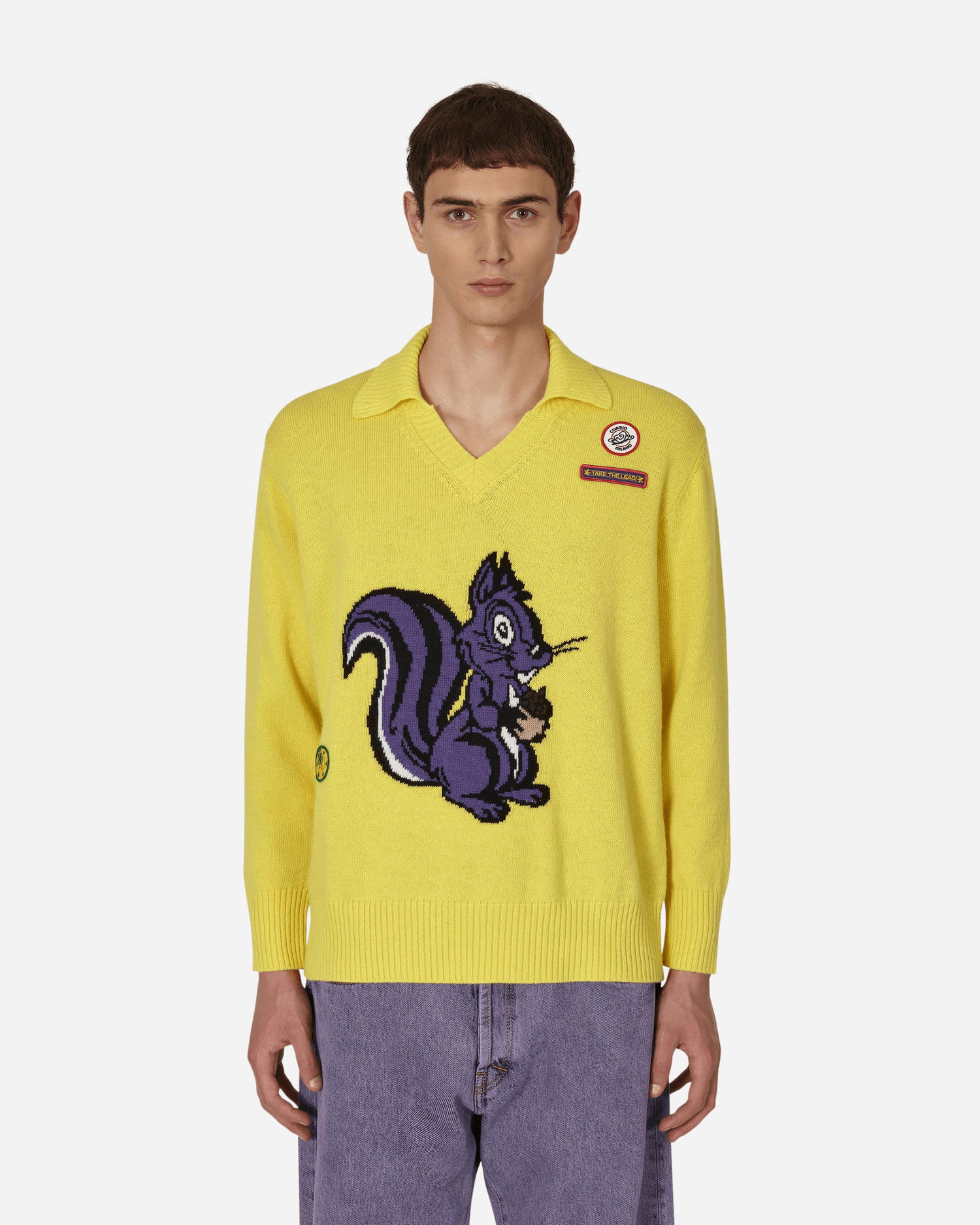 Пуловер CORMIO Emilio Sweater Жълто | COREMILIOSWEATER LIMONCELLO, 1