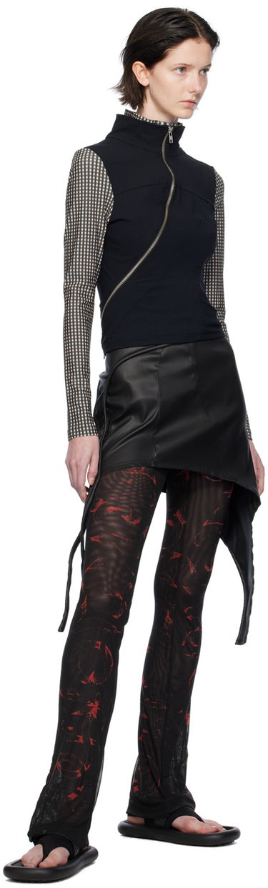 Пуловер Ottolinger Ottolinger Double Collar Turtleneck Top Черно | 501501, 3