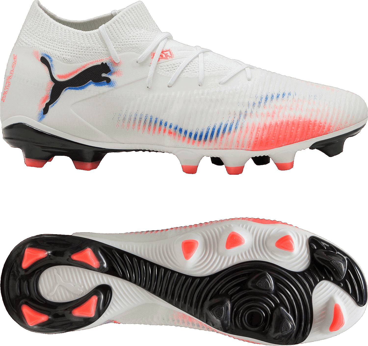 Кецове и обувки Puma Puma FUTURE 8 Match FG/AG Бяло | 108593-01, 1