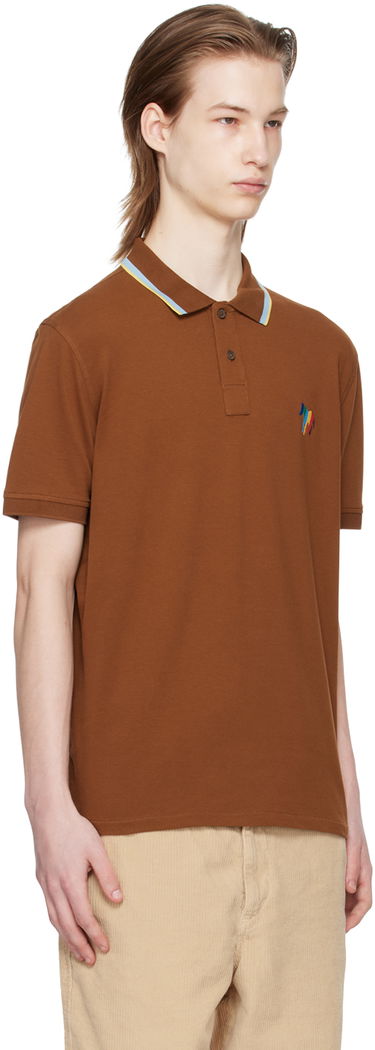 Поло тениска Paul Smith PS Paul Smith Zebra Polo Кафяво | M2R-151LE-M21511-66, 1