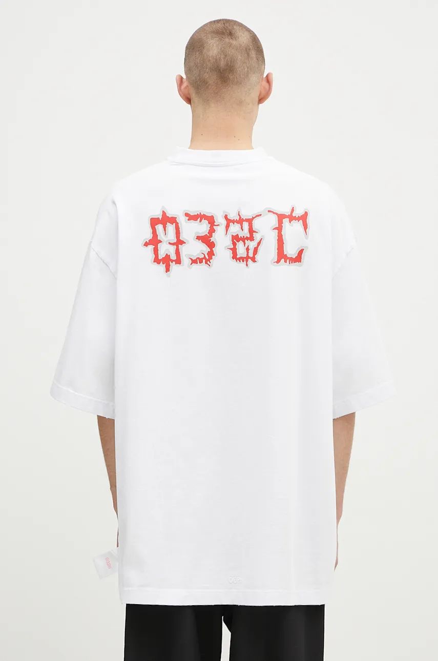 Тениска 032C On Fire Oversized T-Shirt Бяло | F24.URC.0152.100, 0