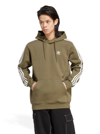 Суитчър adidas Originals Adicolor Classics 3-Stripes Hoodie Зелено | IB1415