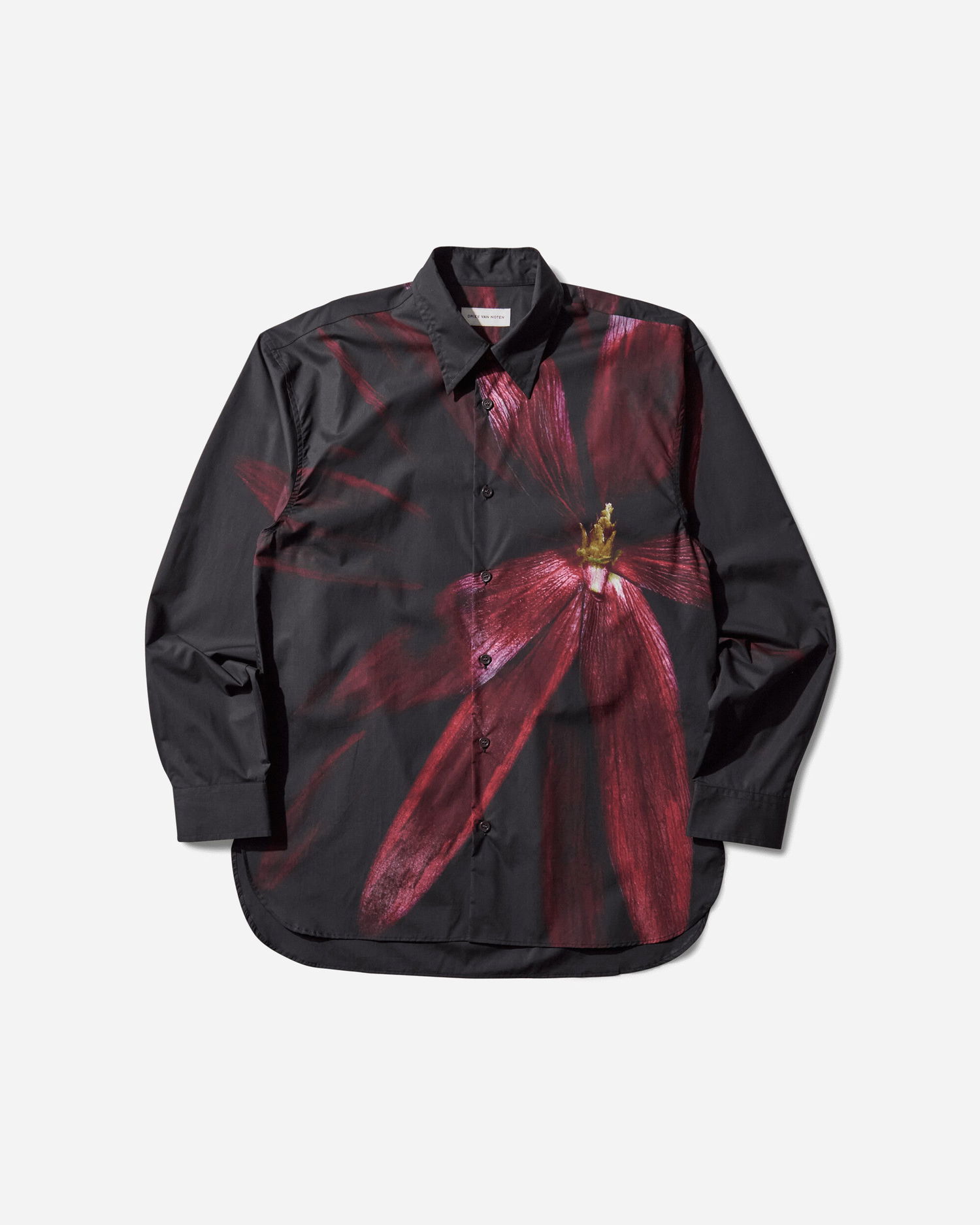 Риза Dries Van Noten Loose Cotton Shirt Черно | 252-020732-2007 900, 1