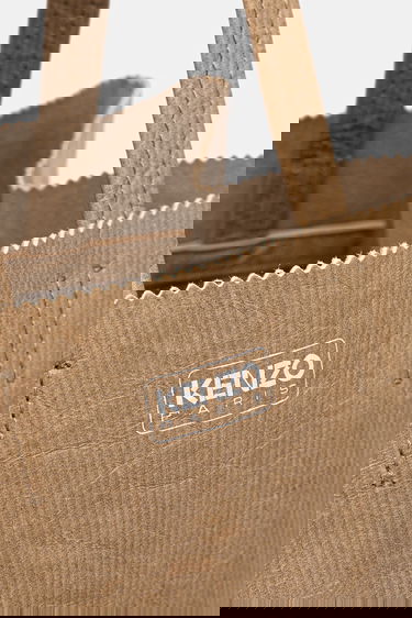 Голяма пазарска чанта KENZO Kenzo Small Tote Bag Кафяво | FF62SA110L06, 3