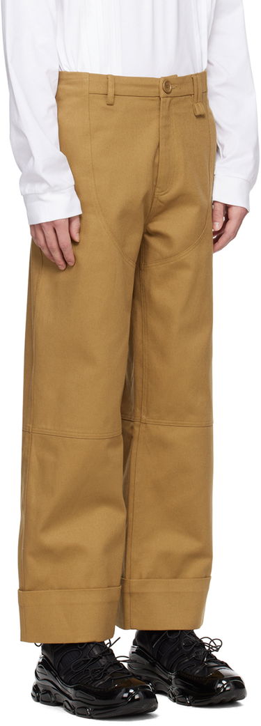 Панталони Simone Rocha Simone Rocha Four-Pocket Wide-Leg Trousers Кафяво | 4101 1074, 1