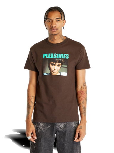 Тениска Pleasures Kate T-Shirt Brown Кафяво | P23F059 BROWN