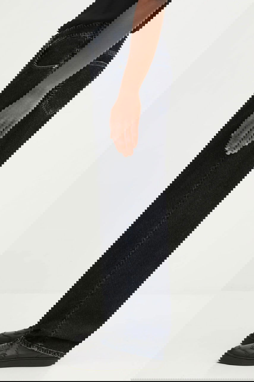 Дънки Maison Margiela Wide-leg Jeans Черно | SH2LA0042.M30039.900, 1