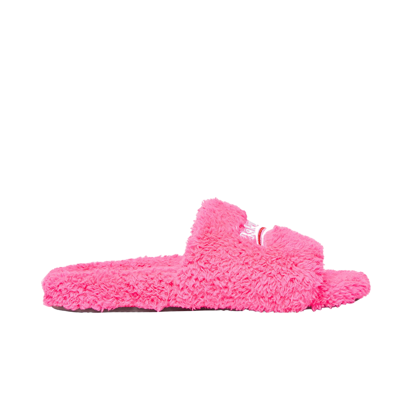 Кецове и обувки Balenciaga Furry Slide "Pink" W Розово | 654261WBDZ05096