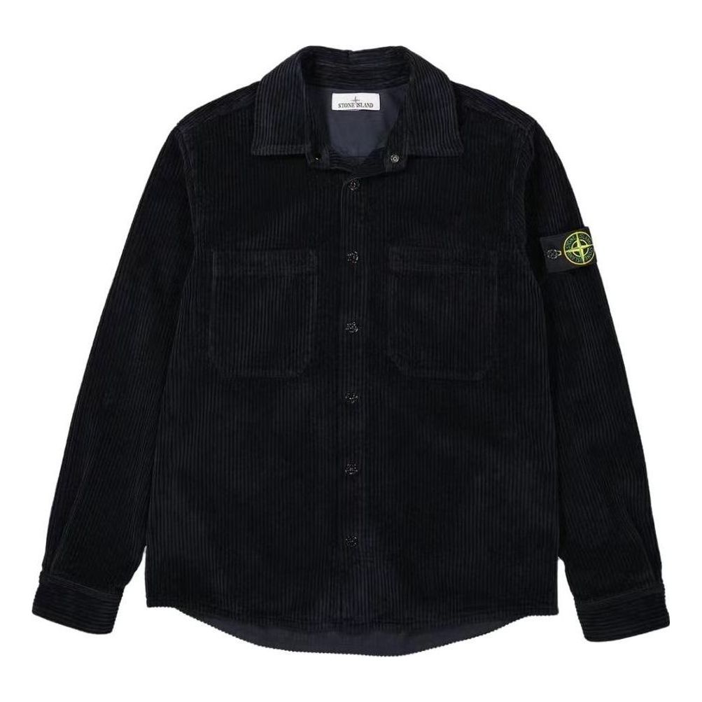 Риза Stone Island Stone Island Corduroy Overshirt Черно | 791511311-V0020, 0