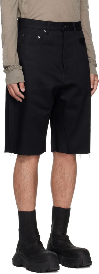 Къси панталони Rick Owens DRKSHDW Hollywood Geth Cutoff Denim Shorts Черно | DL01E6397 BLKJP, 1
