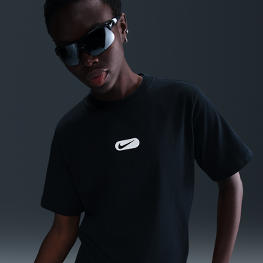 Тениска Nike Sportswear Club Short-Sleeve T-Shirt Черно | HQ1698-010, 0