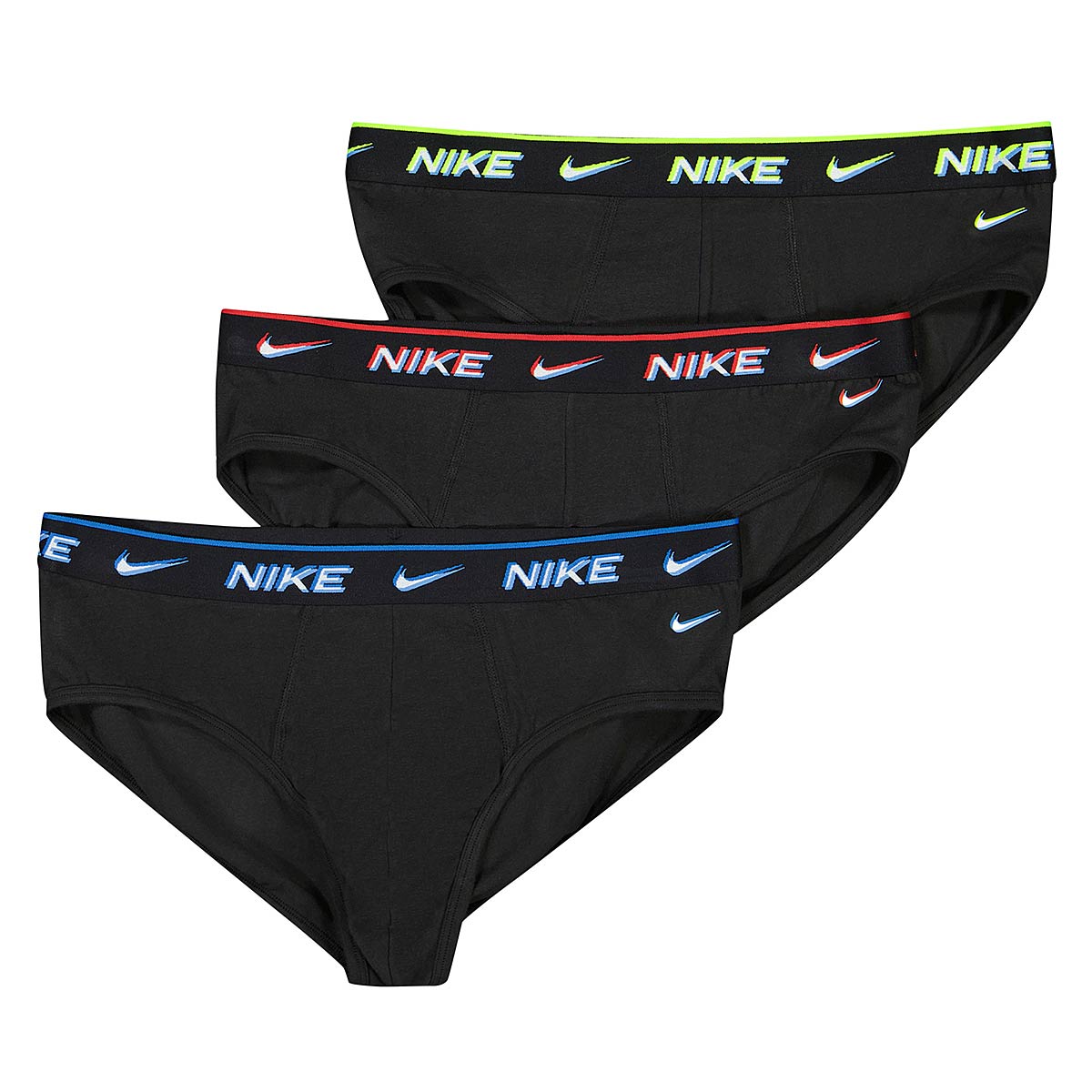 Бельо и чорапи Nike Everyday Briefs 3-pack Черно | 0000KE1006, 1