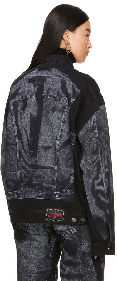Яке Jean Paul Gaultier Jean Paul Gaultier Trompe L'œil Denim Jacket Черно | 23/15-U-VE026ILP-D009-00, 2