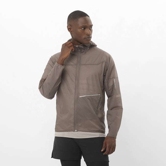 Ветровка Salomon Sense Aero Wind Jacket Сиво | LC2429100, 0