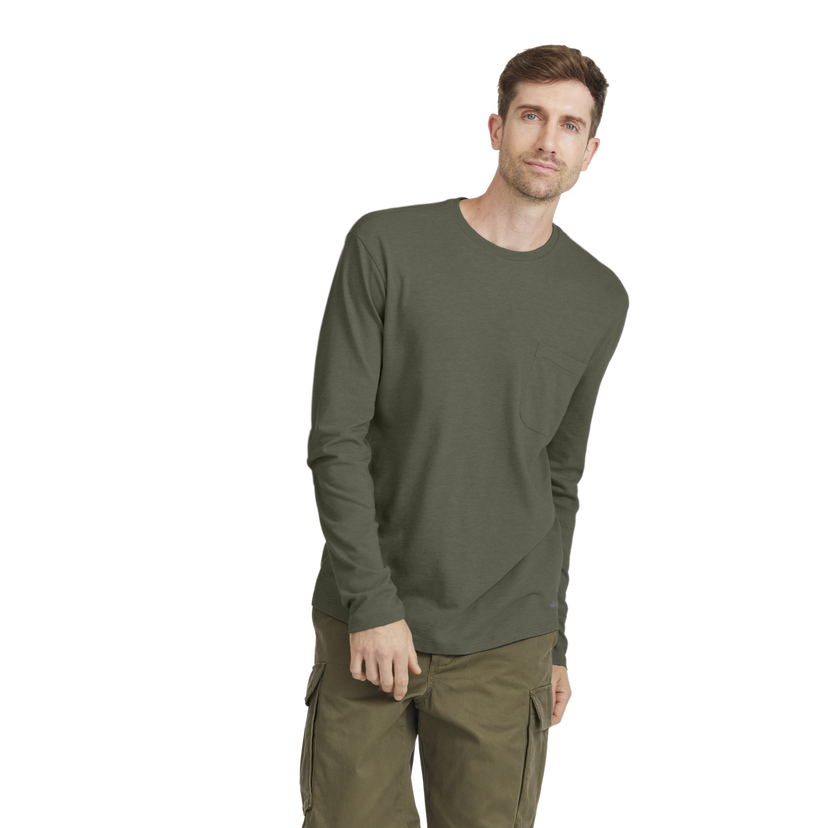 Тениска Allbirds Merino Long Sleeve T-Shirt, Size Small Зелено | A12117M