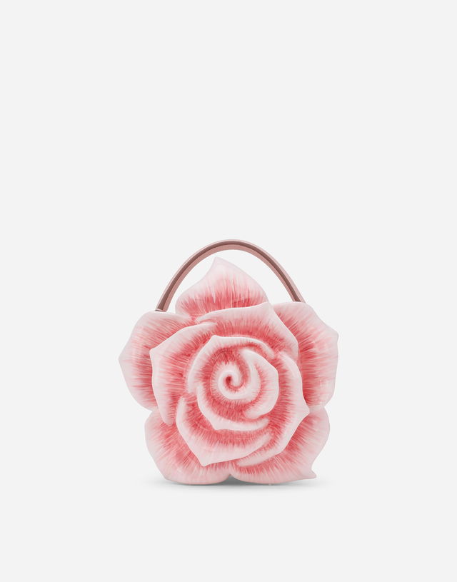 Resin Rose-design Dolce Box Bag