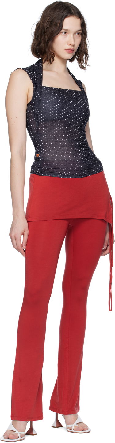 Потник Miaou Miaou Lara Polka Dot Square Neck Top Черно | 7190TJBBWP, 3