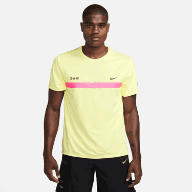 Тениска Nike DF UV SS MILER TEE Жълто | fq8018-331, 2