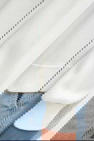 Пуловер Lacoste Lacoste Crewneck Sweatshirt Бяло | AF4158, 4