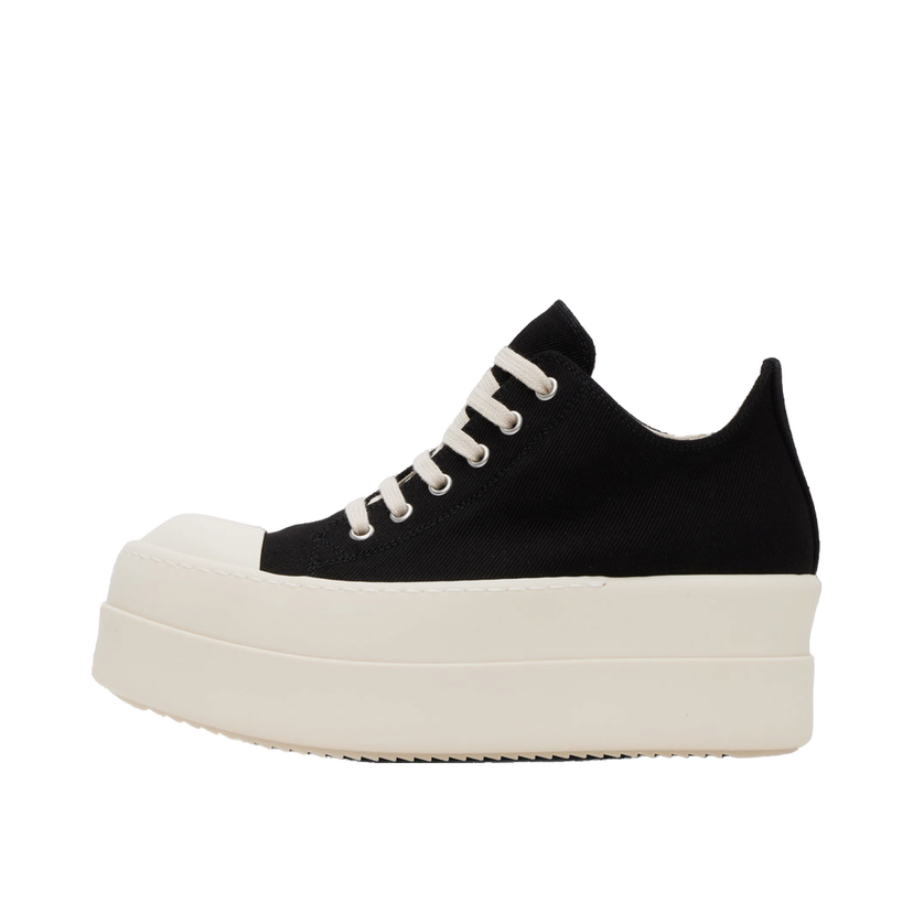 Кецове и обувки Rick Owens Porterville Double Bumper Low Sneaks Черно | DU02D2832 DO