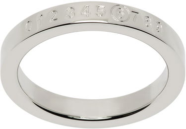 Пръстен Maison Margiela MM6 Numeric Minimal Signature Ring Сиво | SM6UQ0059 P6469, 0
