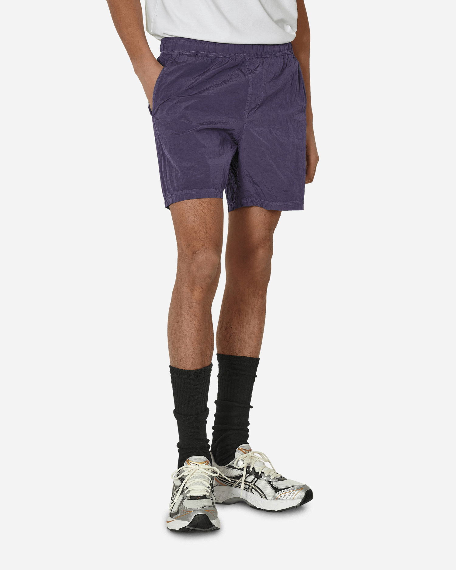 Бански Stone Island Nylon Metal Swim Shorts Лилаво | 8015B0943 V0047, 1