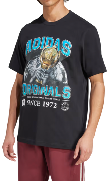Тениска adidas Originals Originals Trefoil Graphic T-Shirt Черно | jw2973, 0