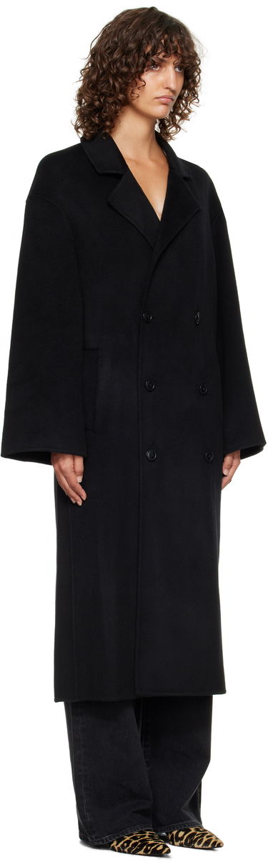 Палта Loulou de Saison Loulou de Saison Borneo Wool Drap Coat Черно | BORNEO LDS, 1